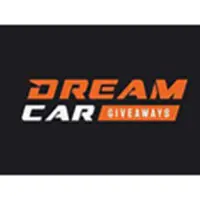 A black and orange logo for dream car giveaways.