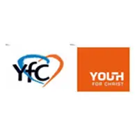 A logo of youth for christ and the word yfc.