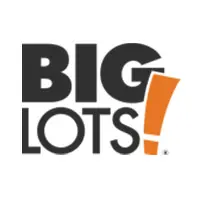 A big lots logo with the word 
